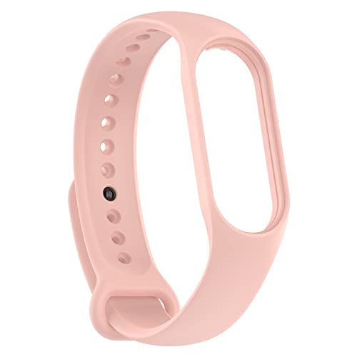 KAREN66 Armband Kompatibel mit Xiaomi Mi Band 7 Armband Silikon Wasserdicht Ersatzband für Xiaomi Smart Band 7 Fitness- & Aktivitätstracker, Damen Herren (Beige) von KAREN66