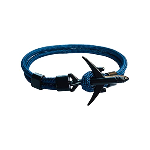 Armband für Damen Schmuck An meinen liebt dich für immer Nautisches Luftfahrtarmband Wasserdichter Regenschirm Seilmanschette Handschlaufe Stahlschraube Geburtstagsgeschenk für Jungen (J, One Size) von KAREN66