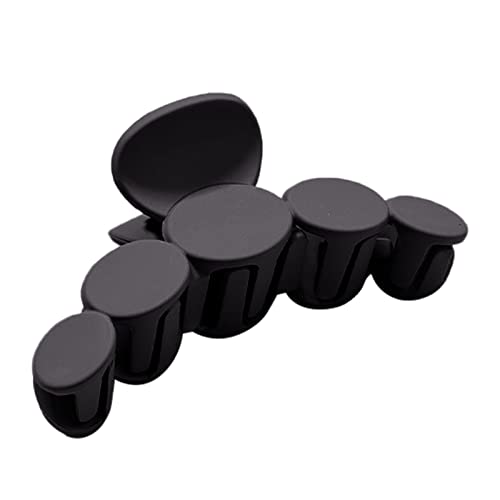 Haarclips Haarklammern Haarspange Damen Mädchen Haar Klammer Hair-Clips Mode Einfacher Badeclip Großer oberer Clip Haarkarte Weibliches Haar Kopfschmuck Rückenkopf Löffel Haarschmuck (Schwarz) von KAREN66