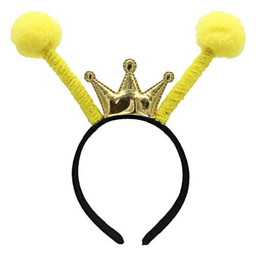 Haarreif Biene Haarschmuck Biene Stirnband Headwear für Fasching & Karneval Biene Kostüm für Kinder und Erwachsene Biene Haarband (B) von KAREN66