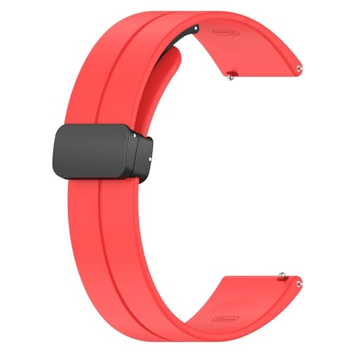 Magnetisch Armbänder für Withings ScanWatch 42mm Armband Damen Herren, 20mm Magnetverschluss Silikon Weiches Uhrenarmband Sport Verstellbares Ersatzband für Withings ScanWatch 42mm von KAREN66
