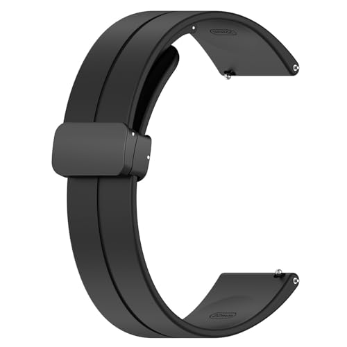Sport Magnetisch Armbänder für Withings ScanWatch 38mm Armband Damen Herren, 18mm Magnetverschluss Silikon Weiches Uhrenarmband Sport Verstellbares Ersatzband für Withings ScanWatch 38mm von KAREN66