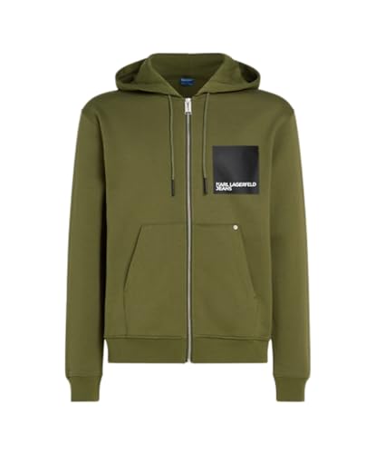 KARL LAGERFELD JEANS, Herren, Hoodie Mit Reissverschluss, Efeugrün, Klein KARL LAGERFELD JEANS, Herren, Hoodie Mit Reissverschluss, Efeugrün, Klein von KARL LAGERFELD JEANS