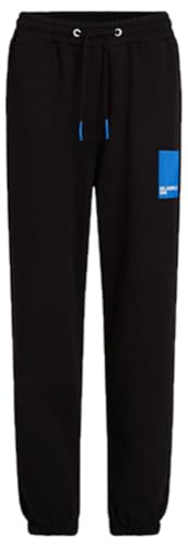 KARL LAGERFELD JEANS Damen Box Logo Sweathose Normale Passform, Schwarz, S von KARL LAGERFELD JEANS