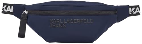 KARL LAGERFELD JEANS, Damen, Essential Nylon Bumbag, Dark Slate, Einheitsgröße von KARL LAGERFELD JEANS