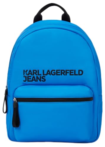 KARL LAGERFELD JEANS Damen Essential Nylon Rucksack Blau, One size von KARL LAGERFELD JEANS