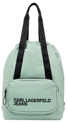 KARL LAGERFELD JEANS Damen Essential Nylon Sporty Tote Grün, One size von KARL LAGERFELD JEANS