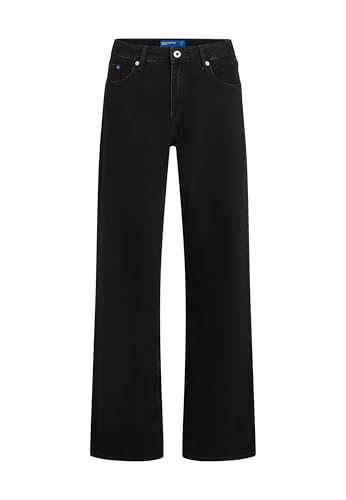 KARL LAGERFELD JEANS Damen Mid Rise Relaxed Denim Relaxed Leg, Schwarz, 3230 von KARL LAGERFELD JEANS