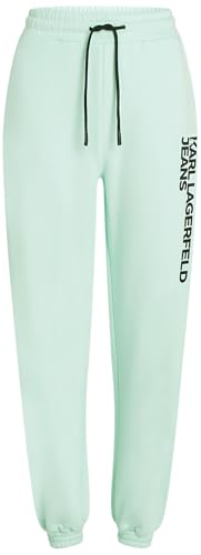 KARL LAGERFELD JEANS, Damen, Essential Logo Slim Sweatpant, Slim Fit, Bay, L von KARL LAGERFELD JEANS