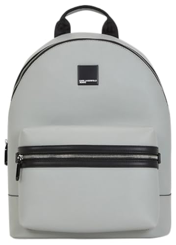KARL LAGERFELD JEANS Herren BoxLogoRucksack Grau, One size von KARL LAGERFELD JEANS