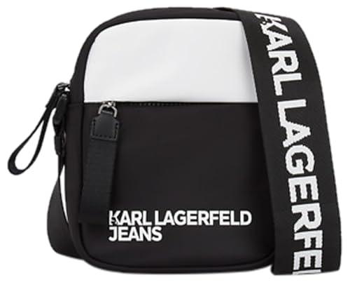 KARL LAGERFELD JEANS Herren Essential Nylon Crossbody Mehrfarbig, One size von KARL LAGERFELD JEANS