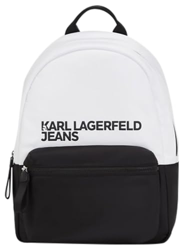 KARL LAGERFELD JEANS Herren Essential Nylon Rucksack Mehrfarbig, One size von KARL LAGERFELD JEANS