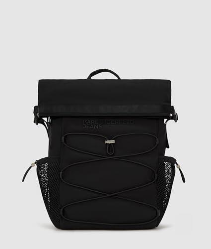 KARL LAGERFELD JEANS Herren Utility String Backpack Schwarz, One size von KARL LAGERFELD JEANS