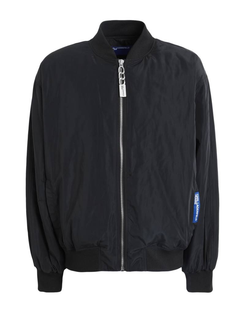 KARL LAGERFELD JEANS Jacke & Anorak Herren Schwarz von KARL LAGERFELD JEANS