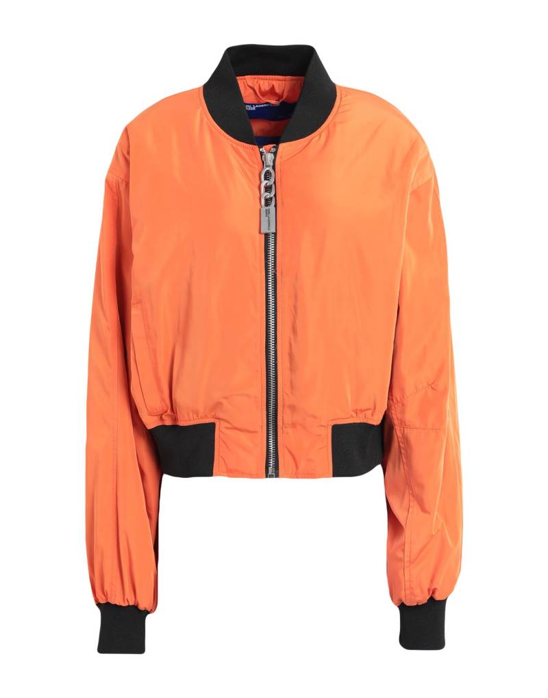 KARL LAGERFELD JEANS Jacke & Anorak Damen Orange von KARL LAGERFELD JEANS