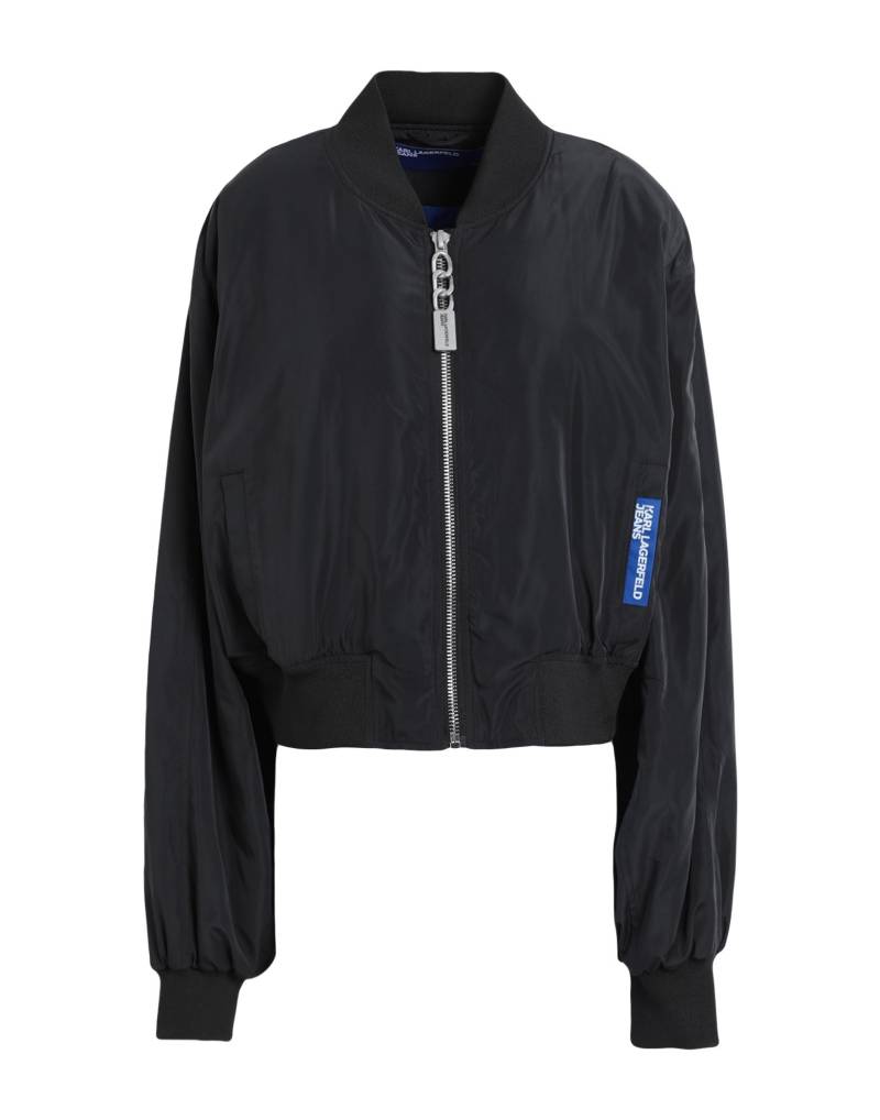 KARL LAGERFELD JEANS Jacke & Anorak Damen Schwarz von KARL LAGERFELD JEANS