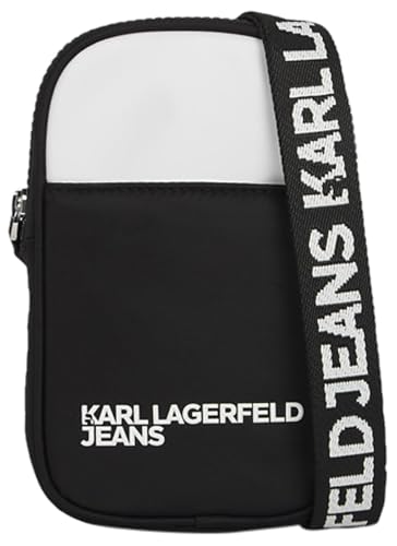 KARL LAGERFELD JEANS Herren Essential Nylon Handytasche Mehrfarbig, One size von KARL LAGERFELD JEANS