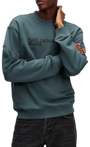 KARL LAGERFELD JEANS Men's REG Essential Logo Sweat Sweatshirt, Dark Slate, XL KARL LAGERFELD JEANS Men's REG Essential Logo Sweat Sweatshirt, Dark Slate, XL von KARL LAGERFELD JEANS