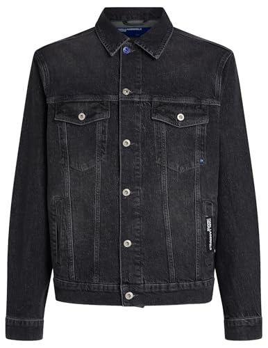 KARL LAGERFELD JEANS Men's Regular Denim Light Padded Jacket, grau, XL KARL LAGERFELD JEANS Men's Regular Denim Light Padded Jacket, grau, XL von KARL LAGERFELD JEANS