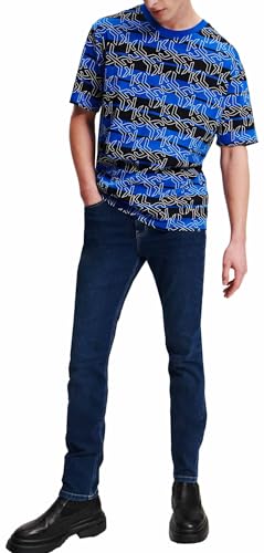 KARL LAGERFELD JEANS Herren Skinny Denim Skinny Leg, Blau, 3132 von KARL LAGERFELD JEANS