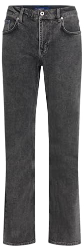 KARL LAGERFELD JEANS Herren Gerade Denim Gerades Bein, Schwarz, 3232 von KARL LAGERFELD JEANS