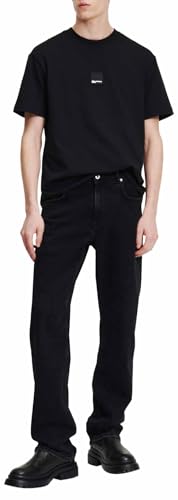 KARL LAGERFELD JEANS Herren Gerade Denim Gerades Bein, Schwarz, 3434 von KARL LAGERFELD JEANS