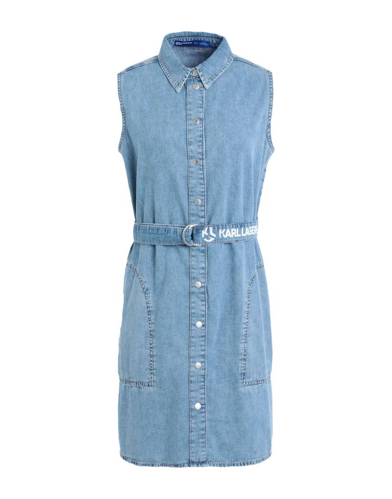 KARL LAGERFELD JEANS Mini-kleid Damen Blau von KARL LAGERFELD JEANS