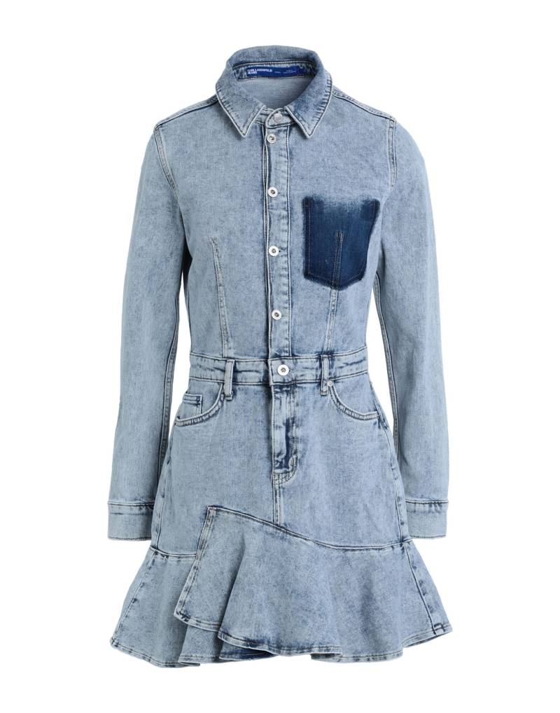 KARL LAGERFELD JEANS Mini-kleid Damen Blau von KARL LAGERFELD JEANS