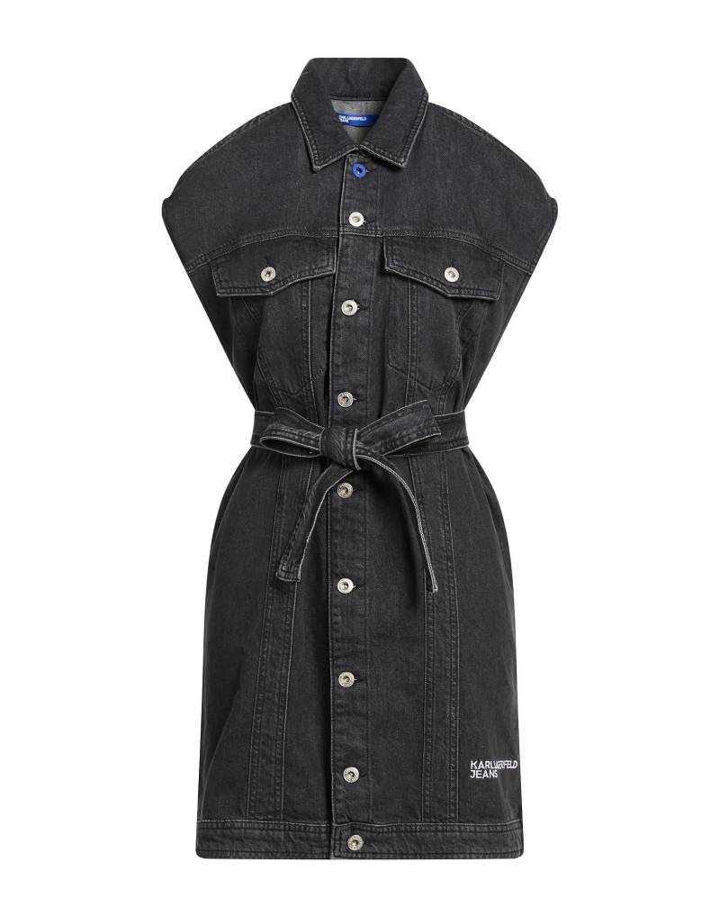 KARL LAGERFELD JEANS Mini-kleid Damen Grau von KARL LAGERFELD JEANS