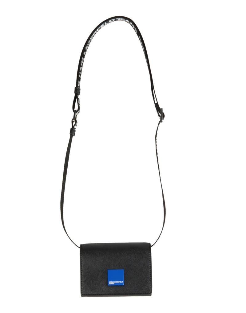KARL LAGERFELD JEANS Portemonnaie Mit Tragriemen Herren Schwarz von KARL LAGERFELD JEANS