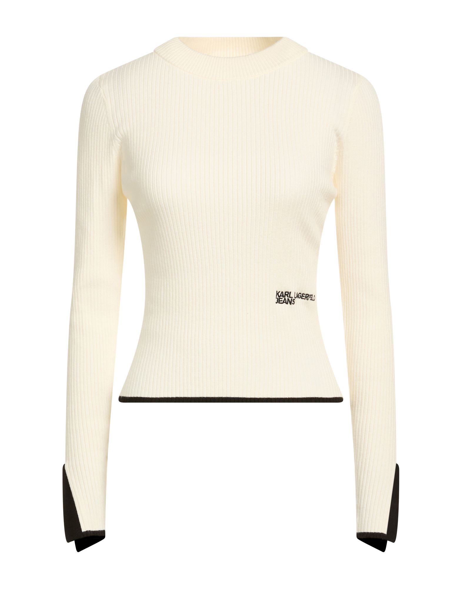 KARL LAGERFELD JEANS Pullover Damen Cremeweiß von KARL LAGERFELD JEANS