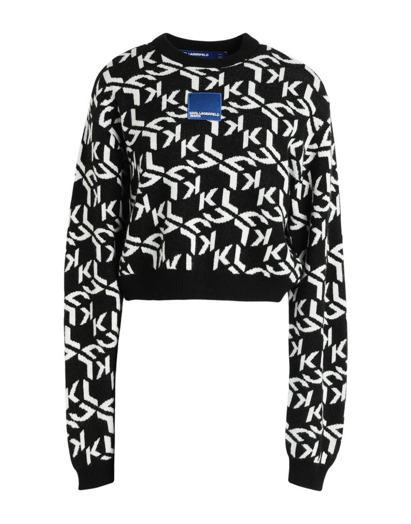 KARL LAGERFELD JEANS Pullover Damen Schwarz von KARL LAGERFELD JEANS
