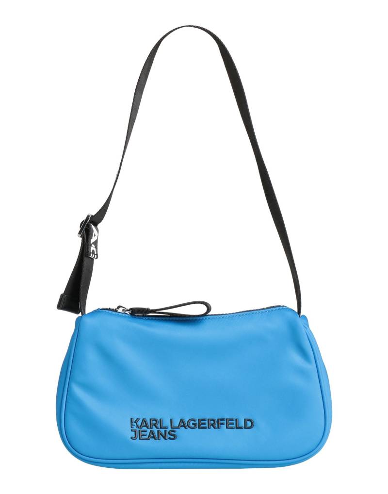 KARL LAGERFELD JEANS Schultertasche Damen Azurblau von KARL LAGERFELD JEANS