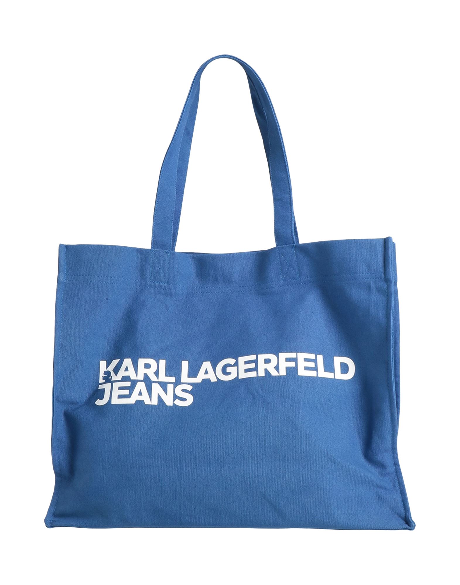 KARL LAGERFELD JEANS Schultertasche Damen Blau von KARL LAGERFELD JEANS