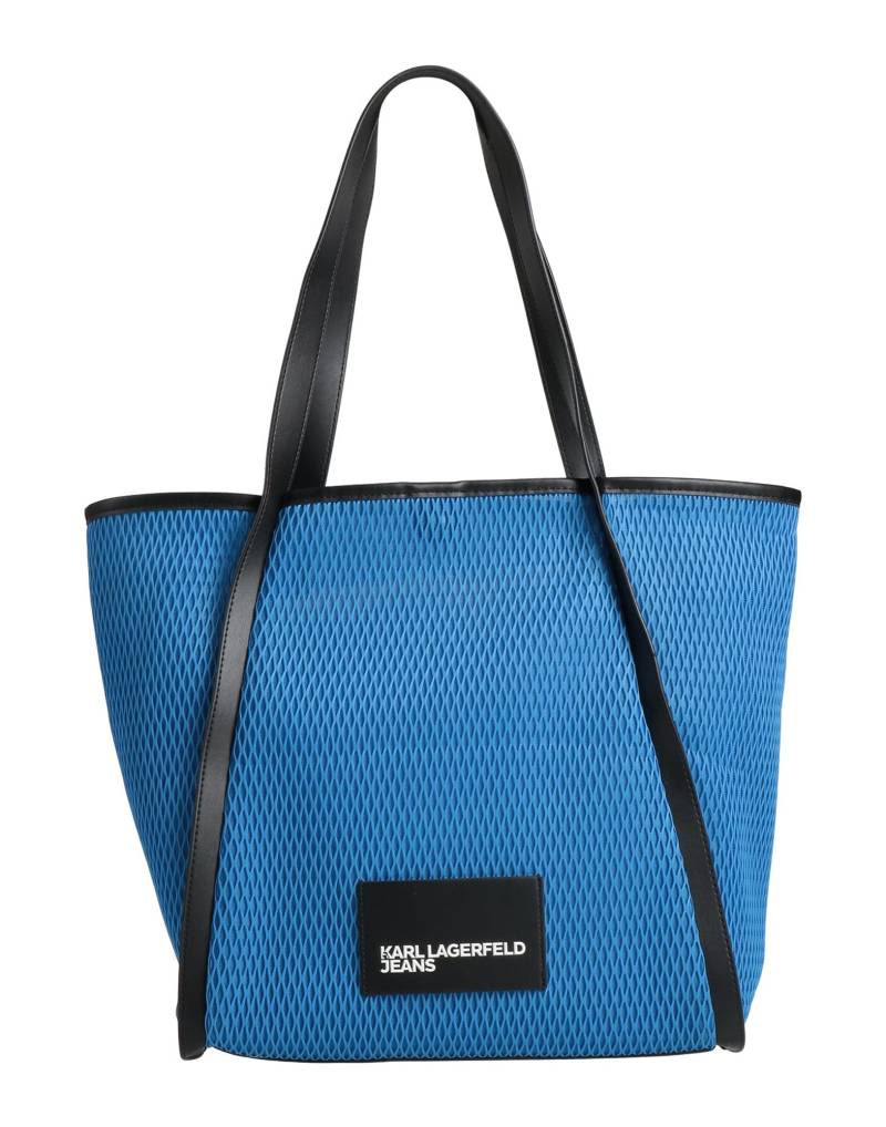 KARL LAGERFELD JEANS Schultertasche Damen Blau von KARL LAGERFELD JEANS