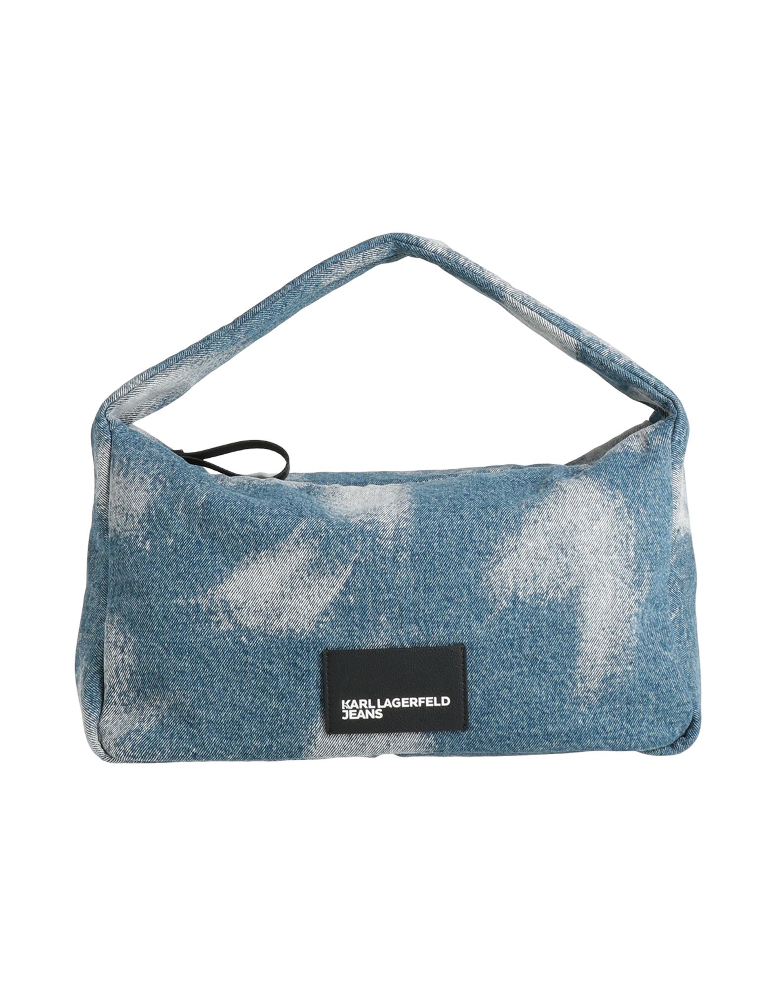 KARL LAGERFELD JEANS Schultertasche Damen Blau von KARL LAGERFELD JEANS