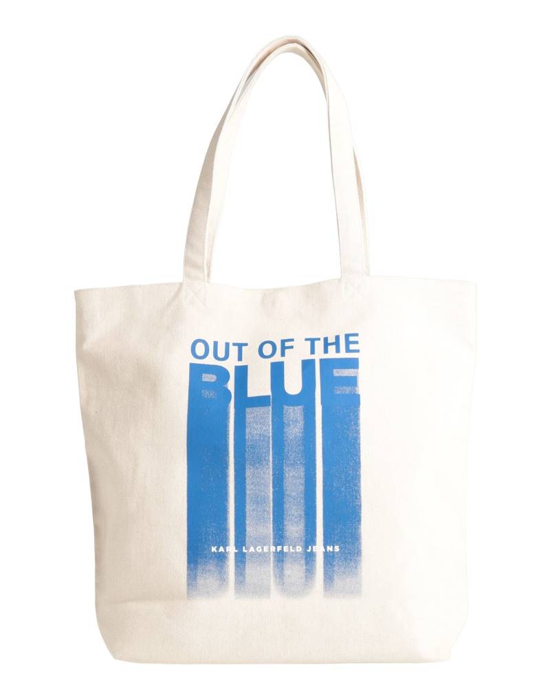 KARL LAGERFELD JEANS Schultertasche Damen Cremeweiß von KARL LAGERFELD JEANS