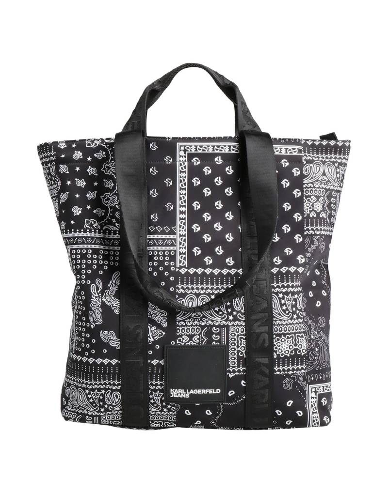 KARL LAGERFELD JEANS Schultertasche Damen Schwarz von KARL LAGERFELD JEANS