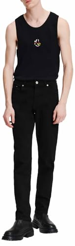KARL LAGERFELD JEANS, Herren, Slim Denim, Schmale Beinform, Stay Black, 2830 von KARL LAGERFELD JEANS
