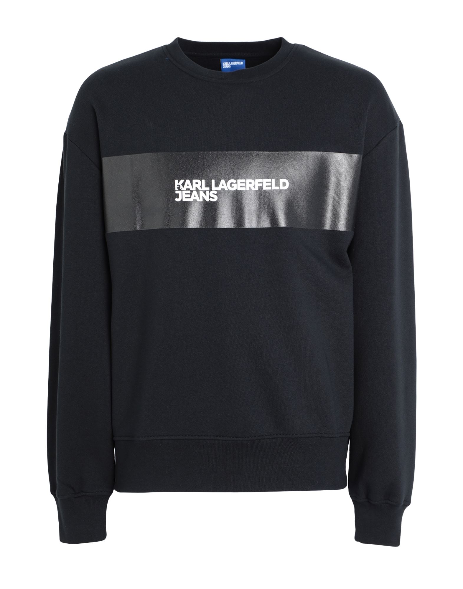 KARL LAGERFELD JEANS Sweatshirt Herren Schwarz von KARL LAGERFELD JEANS