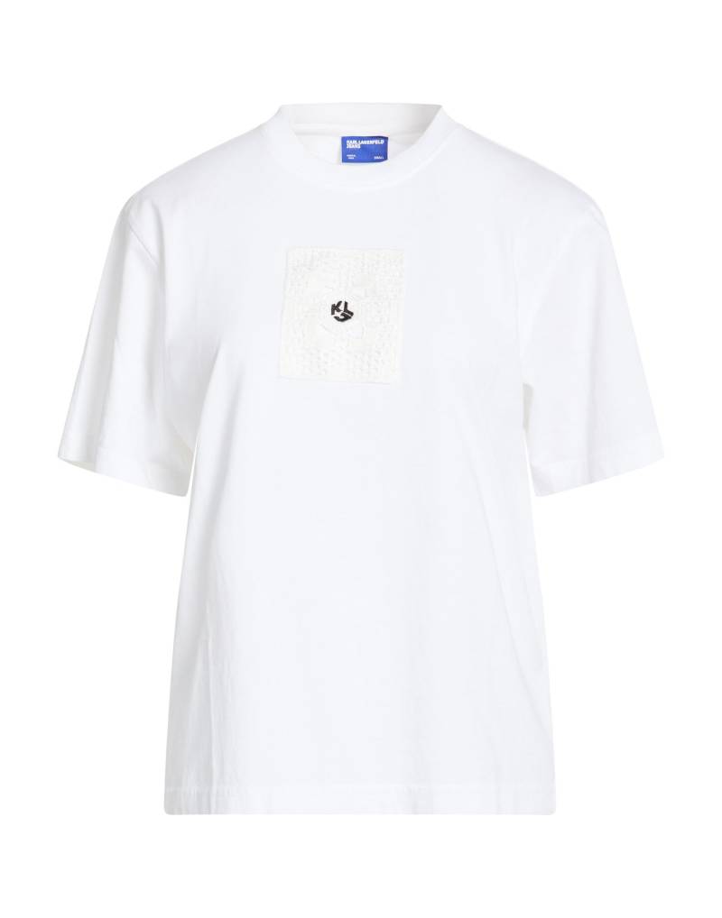 KARL LAGERFELD JEANS T-shirts Damen Weiß von KARL LAGERFELD JEANS