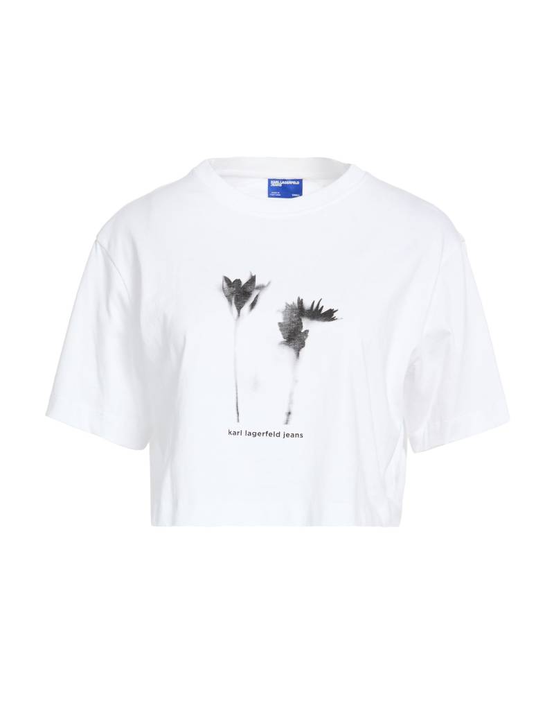 KARL LAGERFELD JEANS T-shirts Damen Weiß von KARL LAGERFELD JEANS