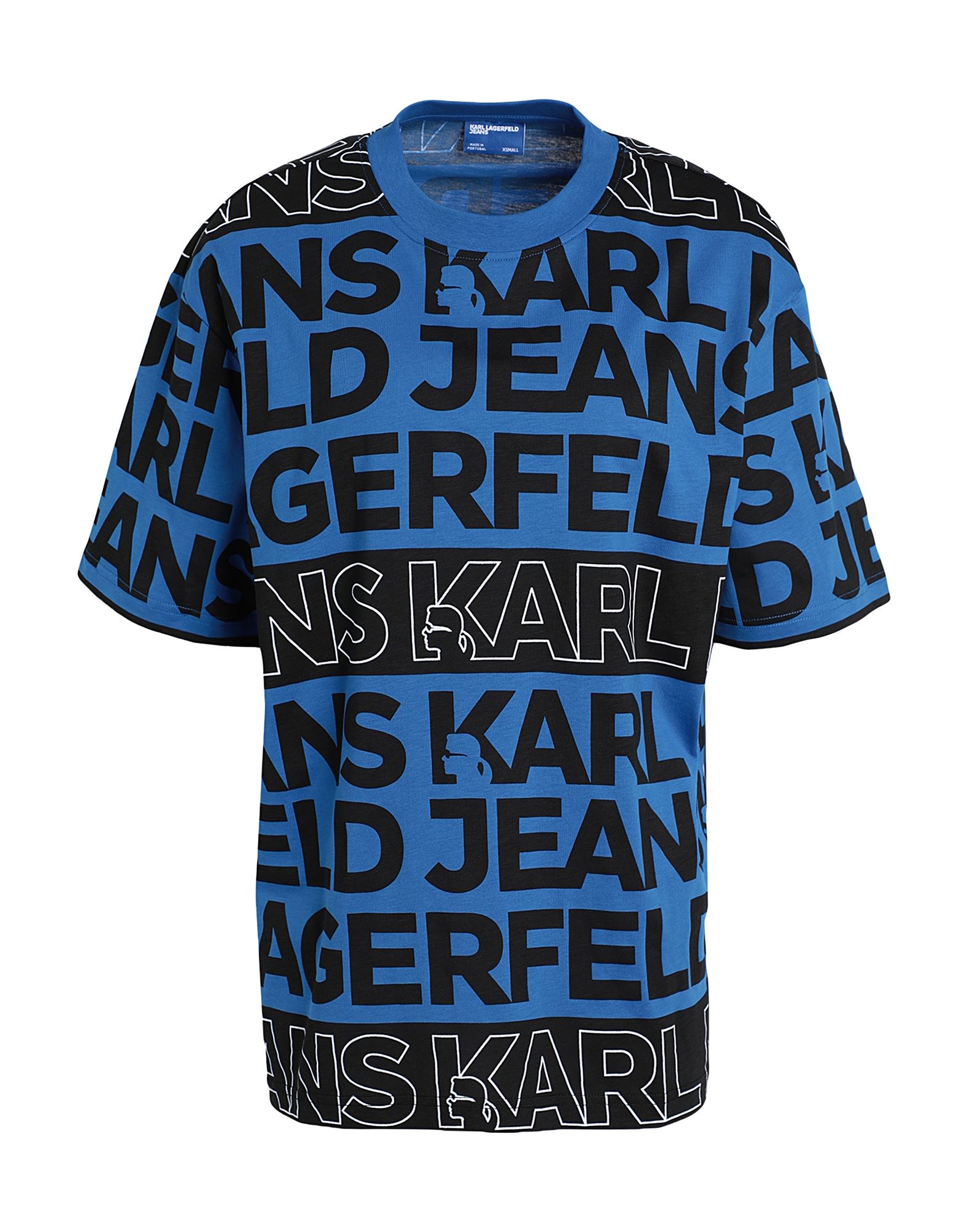 KARL LAGERFELD JEANS T-shirts Damen Blau von KARL LAGERFELD JEANS