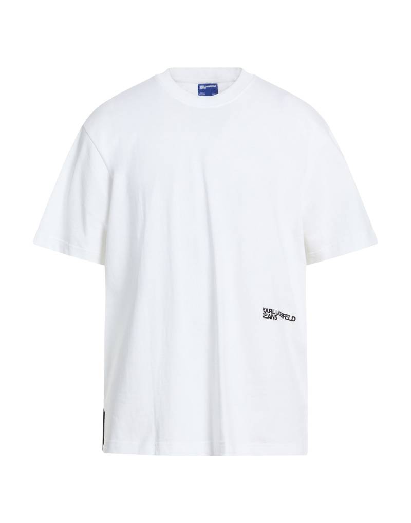 KARL LAGERFELD JEANS T-shirts Herren Weiß von KARL LAGERFELD JEANS