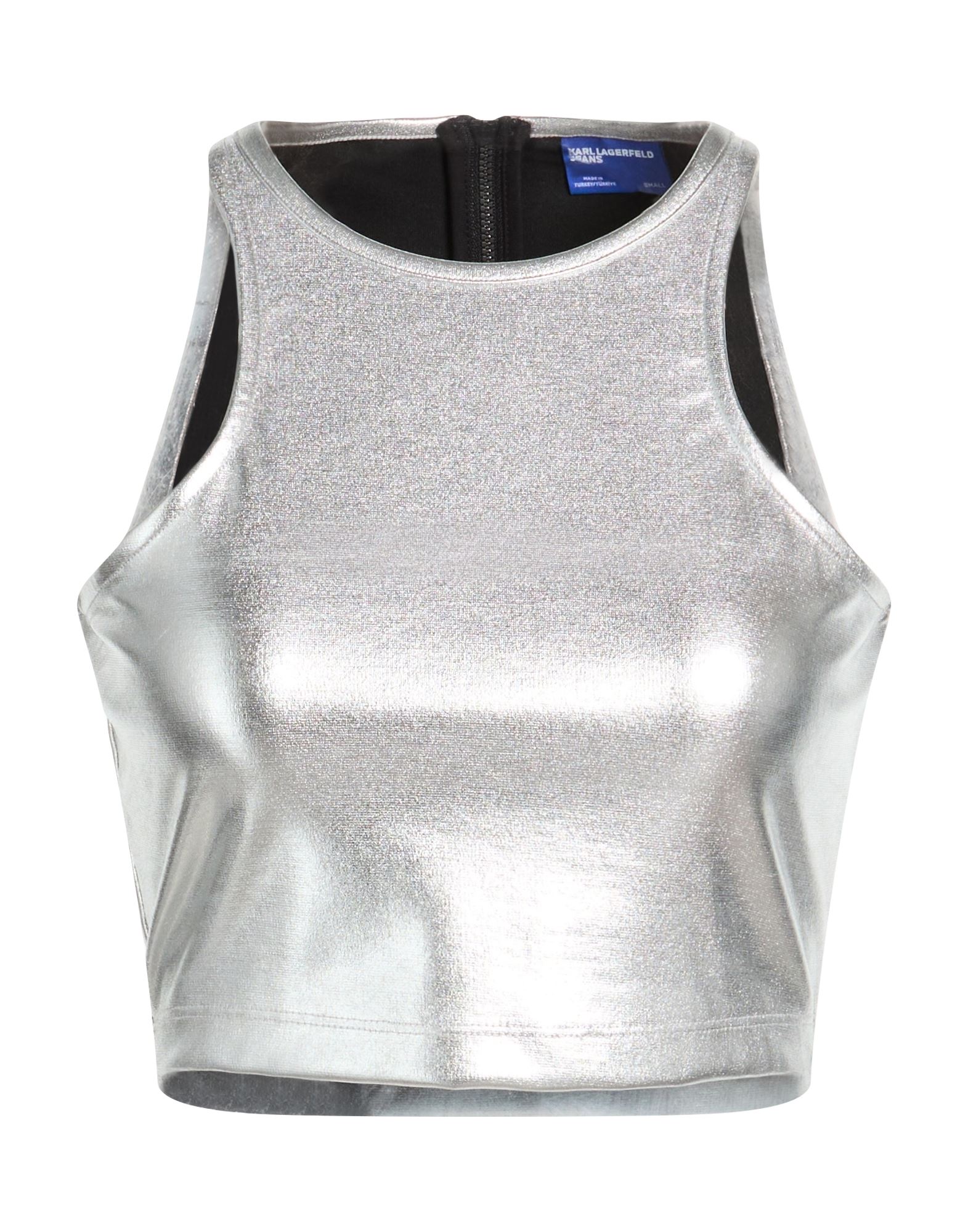 KARL LAGERFELD JEANS Top Damen Silber von KARL LAGERFELD JEANS