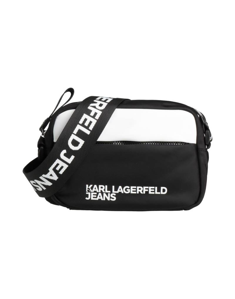 KARL LAGERFELD JEANS Umhängetasche Herren Schwarz von KARL LAGERFELD JEANS