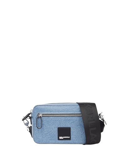 KARL LAGERFELD JEANS, Damen, Box Logo Camera Bag Denim, KARL LAGERFELD JEANS, Damen, Box Logo Camera Bag Denim, von KARL LAGERFELD JEANS