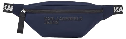 KARL LAGERFELD JEANS Women's Essential Nylon BUMBAG, Dark Slate von KARL LAGERFELD JEANS