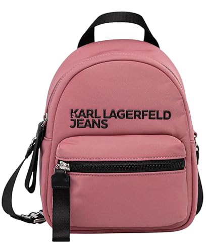KARL LAGERFELD JEANS Damen Essential Nylon Mini Back Pack Crossbody Rosa, One size KARL LAGERFELD JEANS Damen Essential Nylon Mini Back Pack Crossbody Rosa, One size von KARL LAGERFELD JEANS