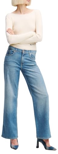 KARL LAGERFELD JEANS Women's Rise Relaxed Denim Jeans, Washed MID Blue, 30W x 32L KARL LAGERFELD JEANS Women's Rise Relaxed Denim Jeans, Washed MID Blue, 30W x 32L von KARL LAGERFELD JEANS